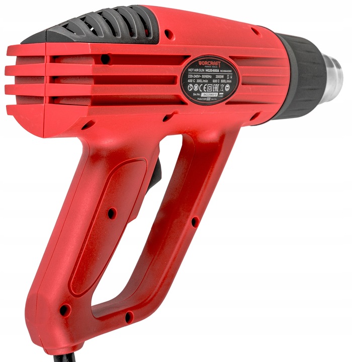 OPALARKA ELEKTRYCZNA 2200W DO DREWNA FARB LAKIERÓW MOCNA + 4 DYSZE