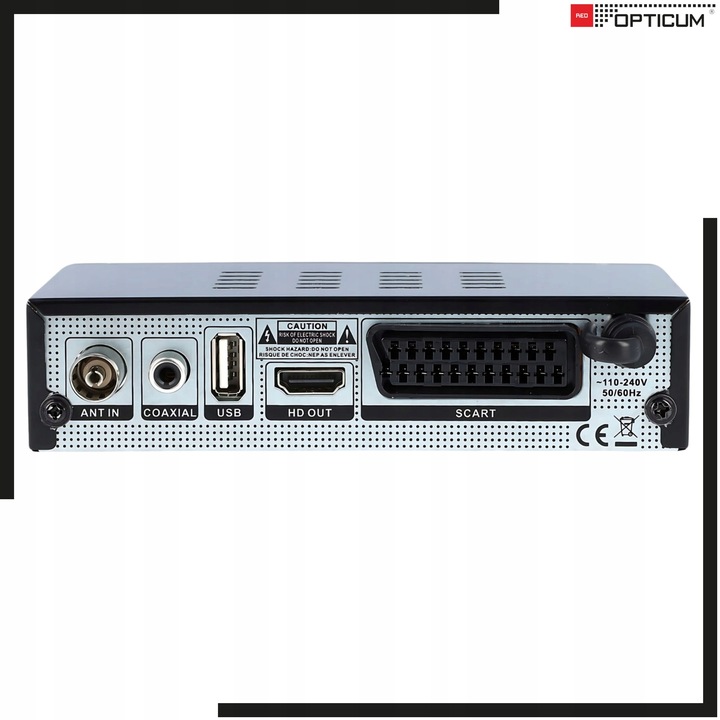 TUNER DVB T2 C OPTICUM AX LION NS HEVC H265 USB FULL HD DEKODER DO TV