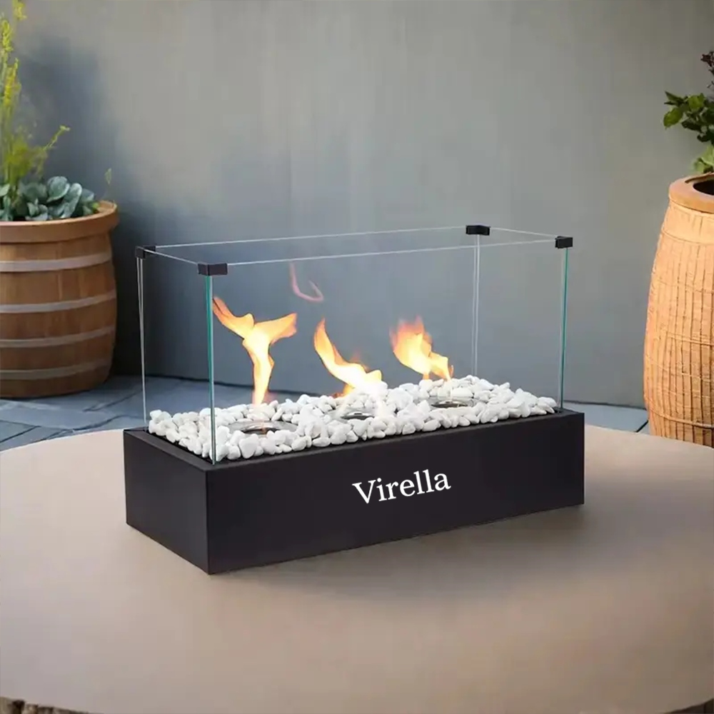 Virella Biokominek Wolnostojący Bezdymny Do Domu Ogrodowy Taras Bio Kominek