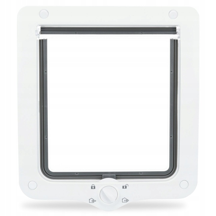 DRZWICZKI DRZWI DLA KOTA PSA WAHADŁOWE Z TUNELEM TRIXIE 4-Way 24x28cm