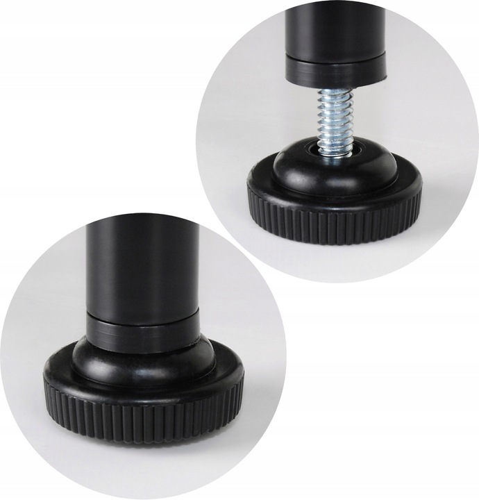 Regał łazienkowy metalowy czarny słupek szafka 3 półki do łazienki