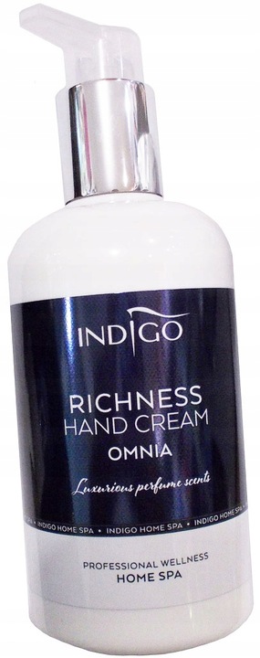 Krem do Rąk Indigo Omnia Z masłem shea i olejem z wiesiołka Nawilża 300 ml