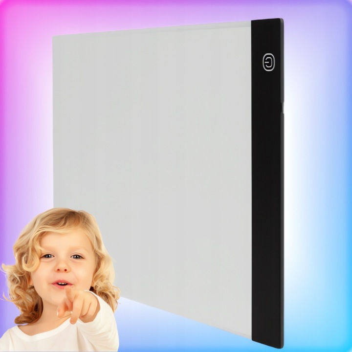 TABLET GRAFICZNY TABLICA DESKA KREŚLARSKA do rysowania kalka LED A4 PREZENT