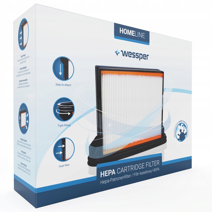 2x Filtry do odkurzacza STARMIX iPulse seria IS ARD 1625 1635 1425 FKP 4300