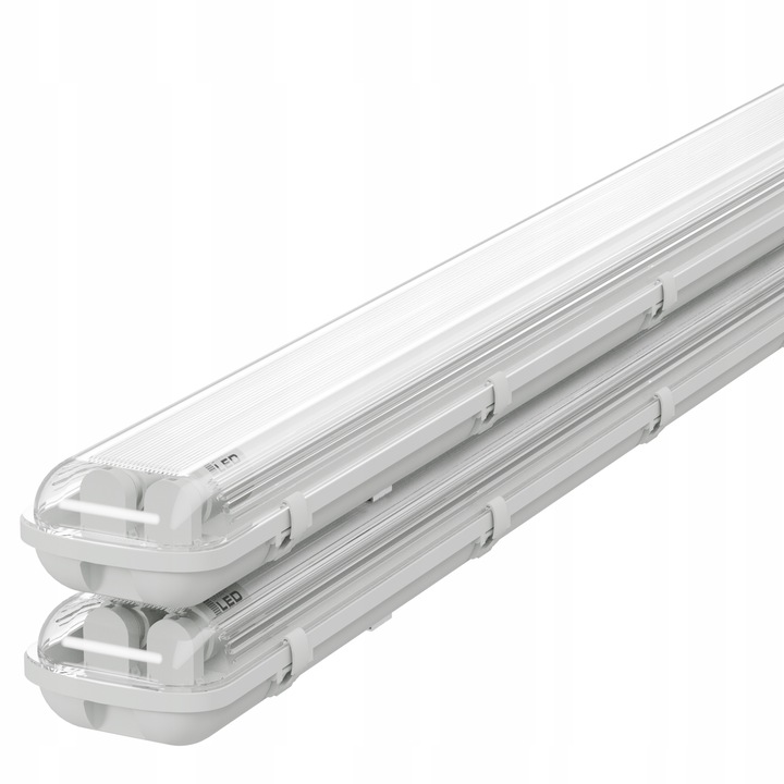 2x Oprawa lampa świetlówka LED do garażu 120cm