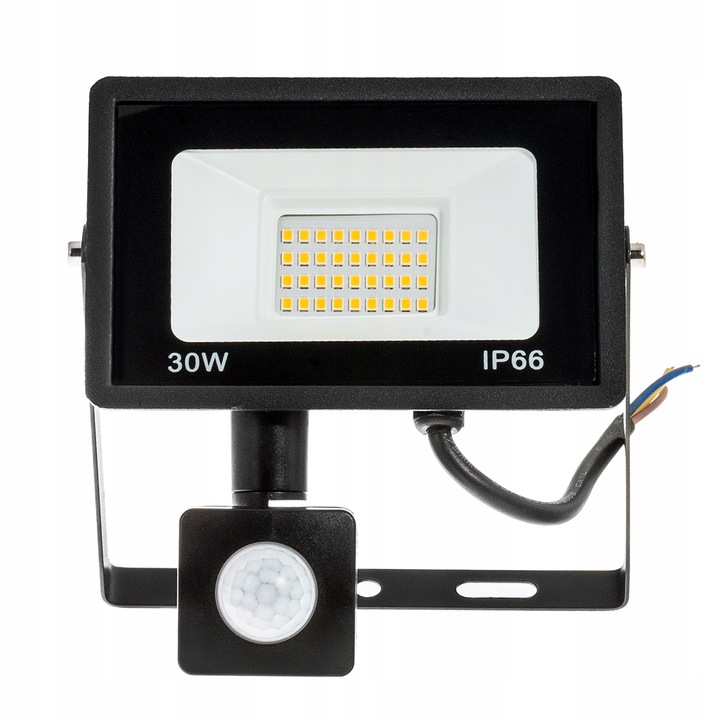 Halogen Naświetlacz LED 30W LAMPA z Czujnik ruchu