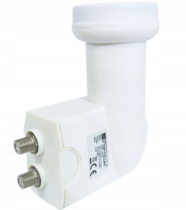 KONWERTER SATELITARNY Podwójny TWIN OPTICUM na dwa Satelity Full