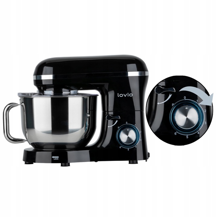 Robot kuchenny MIKSER PLANETARNY Z MISĄ 6,2L 1900W MOCNY TRWAŁY