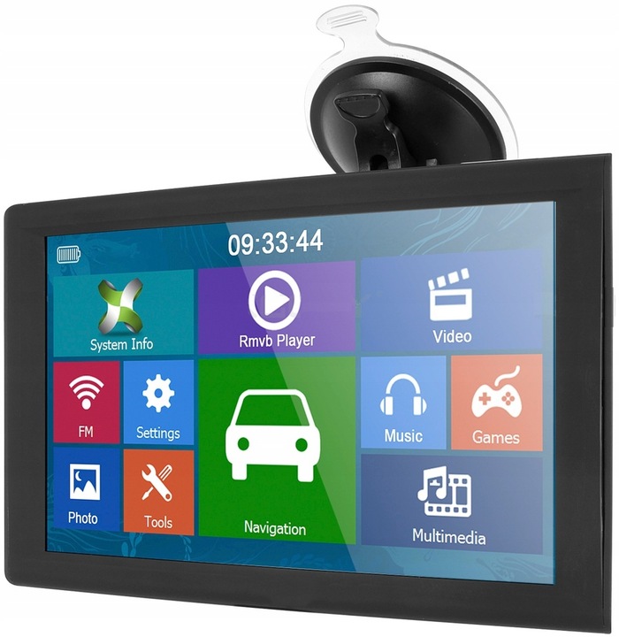 Nawigacja Samochodowa Dla Ciężarówek Ciężarówka TIR GPS 9" iGO Primo