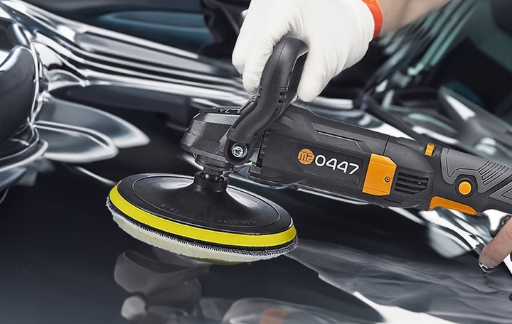 POLERKA SAMOCHODOWA SZLIFIERKA 4x GĄBKA REGULACJA OBROTÓW 2600W +MP Majster