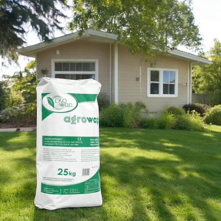 WAPNO GRANULOWANE CACO 98% NAWÓZ DO WARZYW OGRODU NAWOZOWE KREDOWE