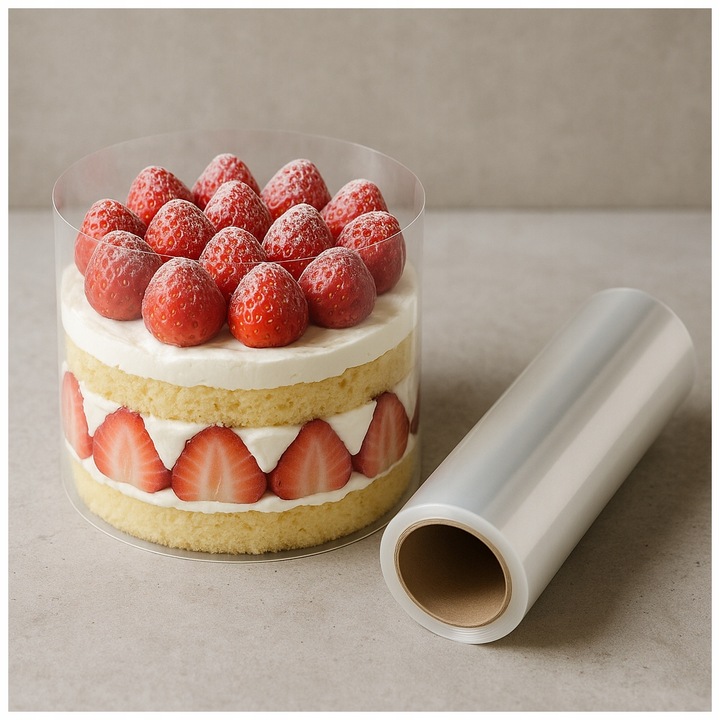 FOLIA RANTOWA RANT OWIJKA CUKIERNICZA DO OBRĘCZY RANTOWEJ 20cm x 10m