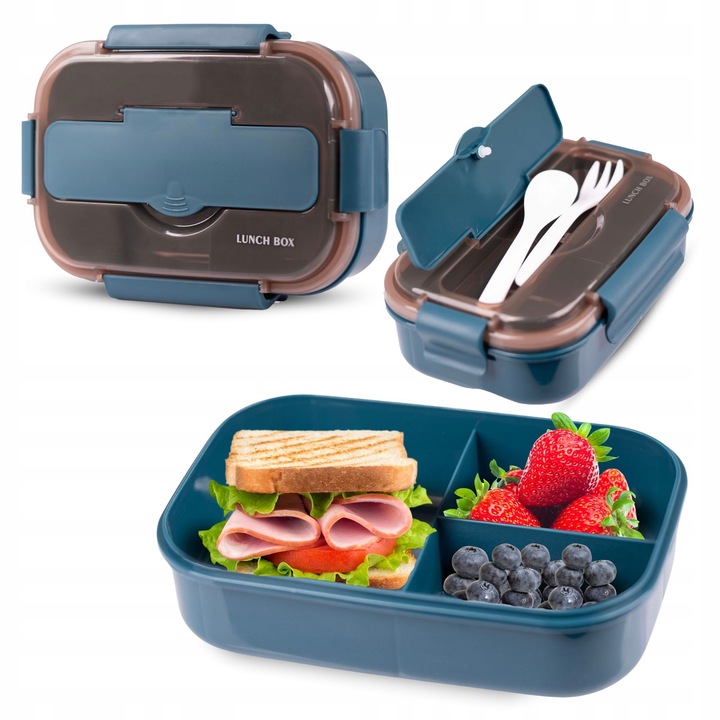 LUNCHBOX POJEMNIK ŚNIADANIOWY NA ŻYWNOŚĆ DZIELONY FRESH 500ML