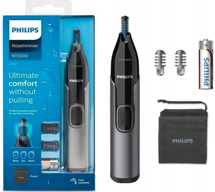 TRYMER GOLARKA PHILIPS DO NOSA BRWI USZU PHILIPS MASZYNKA DO GOLENIA +