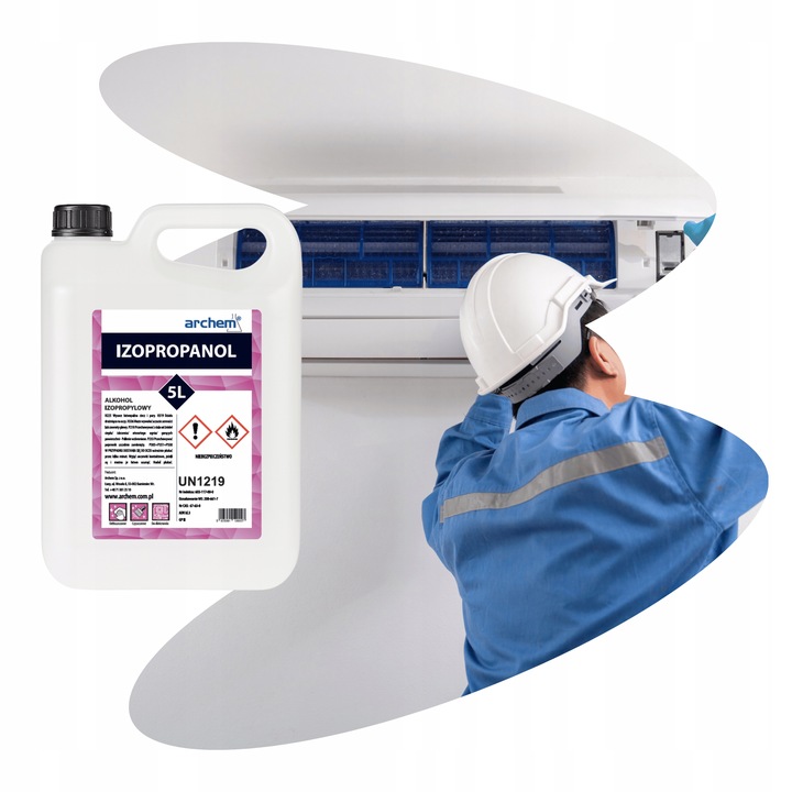Alkohol Izopropylowy 99,9% IPA 5L Izopropanol czyszczenie Elektroniki,