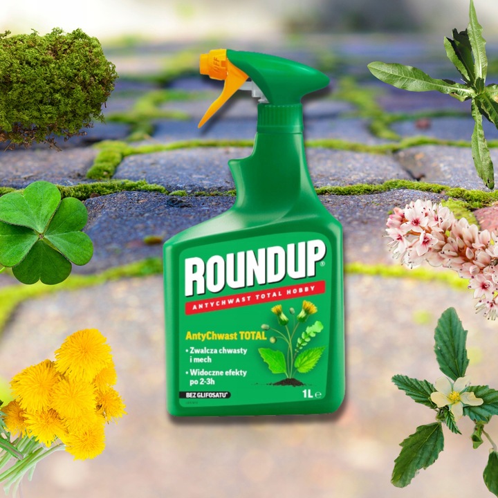 Silny Środek na Chwasty Roundup AntyChwast Środek Chwastobójczy 1L