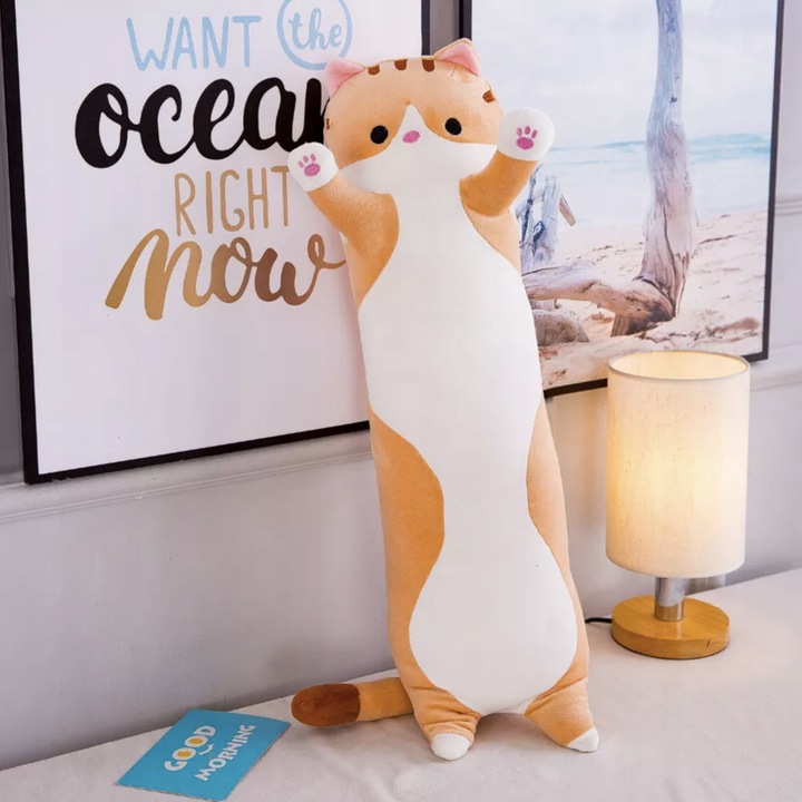 Pluszak Maskotka Dlugi Kot Pluszaki Duzy Xxl 90cm - Idealny Prezent