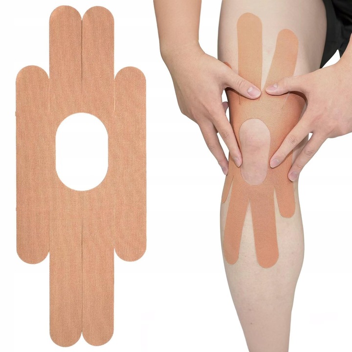 WYSOKIEJ JAKOŚCI TAŚMA KINEZJOLOGICZNA na ciało kolano 8 PCS