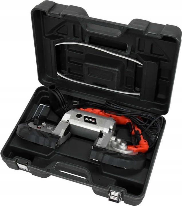 YATO PRZECINARKA TAŚMOWA Z PODSTAWĄ PIŁA DO METALU PRZENOŚNA 1100W