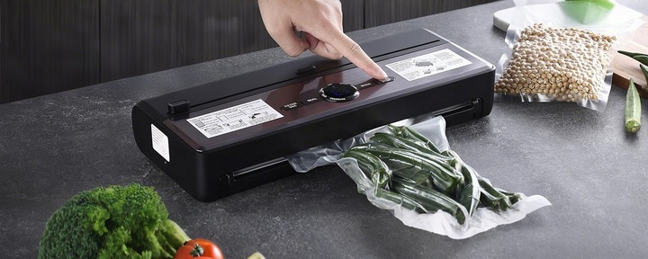 ZGRZEWARKA PRÓŻNIOWA PAKOWARKA DO ŻYWNOŚCI AUTOMATYCZNA+WORKI i FOLIA