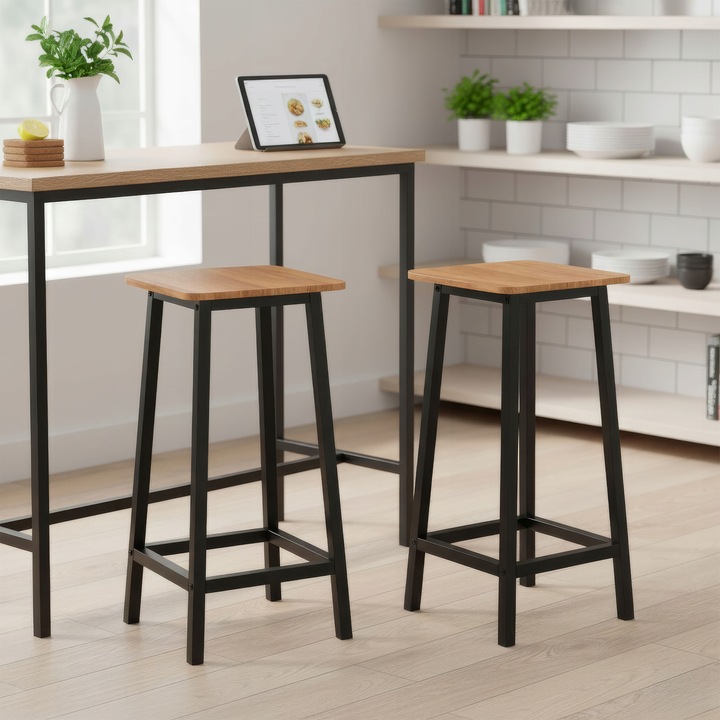 KRZESŁO DO KUCHNI WYSOKIE HOKER BAROWY KUCHENNY STOŁEK TABORET