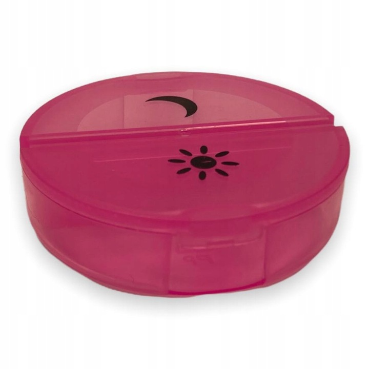 Kasetka pudełko pojemnik tygodniowy na leki Rea Tape cylinder czarny