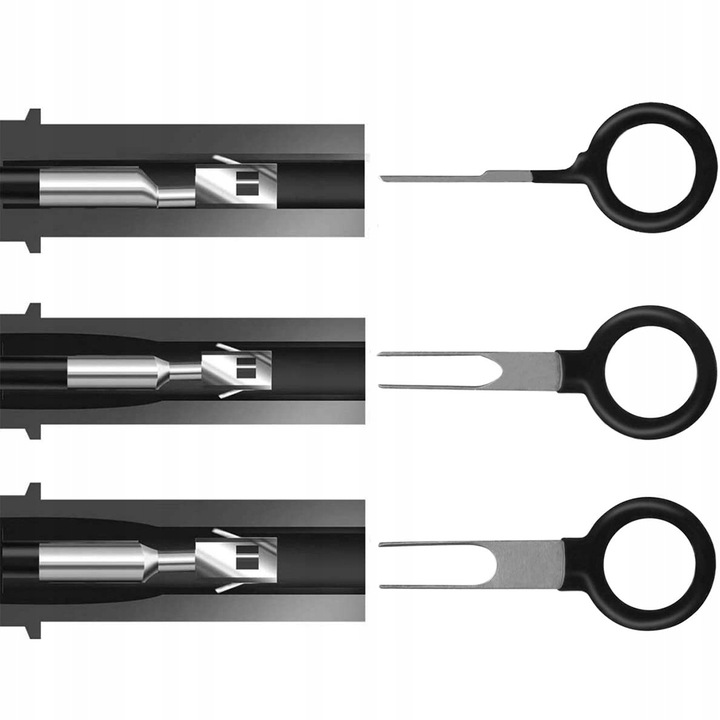 Zestaw 41 szt. WYJMAKI do pinów do demontażu KLUCZE do konektorów ETUI