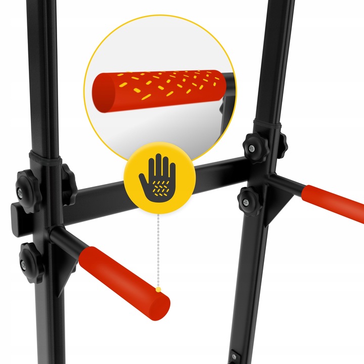 DRĄŻEK DO PODCIĄGANIA STACJONARNY PORĘCZ DO ĆWICZEŃ WIELOFUNKCYJNA DO DIPÓW