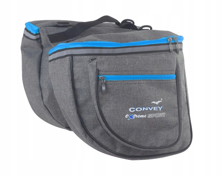 Torba rowerowa na bagażnik Sakwa dwie komory Codura Produkt Polski Convey