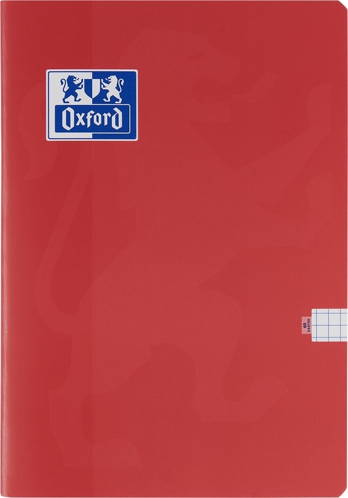 Zeszyt w kratkę Komplet zeszytów XXL OXFORD 4 + 1 kolor gratis A5 60 kartek