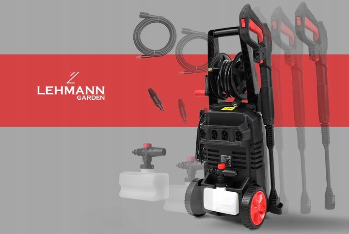 MYJKA CIŚNIENIOWA 260 BAR SAMOSSĄCA POMPA ALUMINIOWA DYSZA TURBO