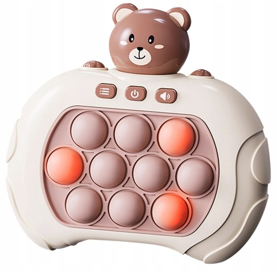 GRA POP IT POPIT MIS GAME ELEKTRYCZNA ZRĘCZNOŚCIOWA XL + GRATIS 3 BATERIE