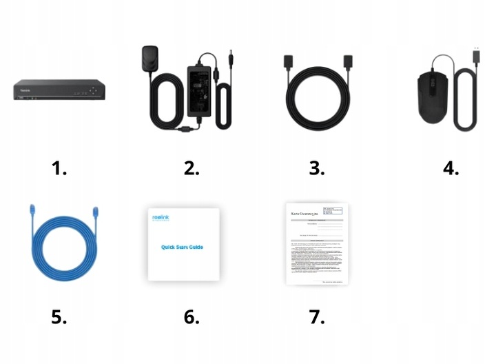 REJESTRATOR POE 4-KANAŁOWY REOLINK NVS4