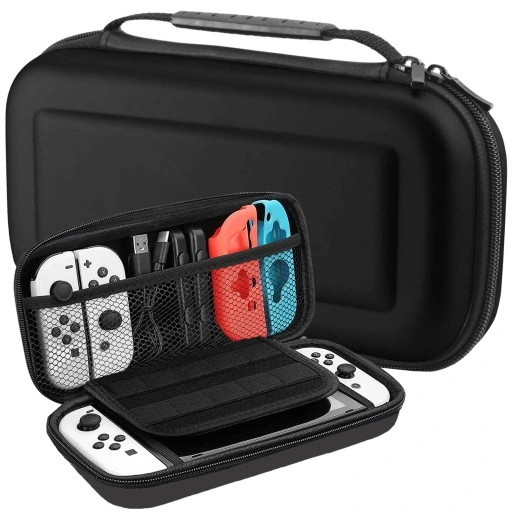 ETUI FUTERAŁ WZMOCNIONY DO NINTENDO SWITCH OLED + SZKŁO HARTOWANE HEG-001