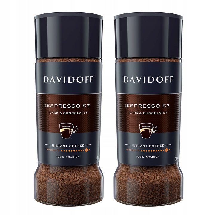 Kawa rozpuszczalna kawa instant Davidoff Espresso 57 100 g (2-pack)