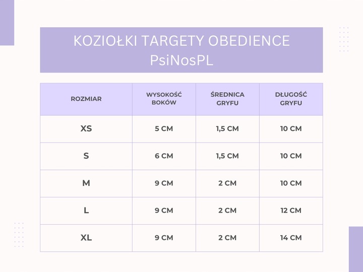 Koziołek APORT obedience psa treningów KOLOR M
