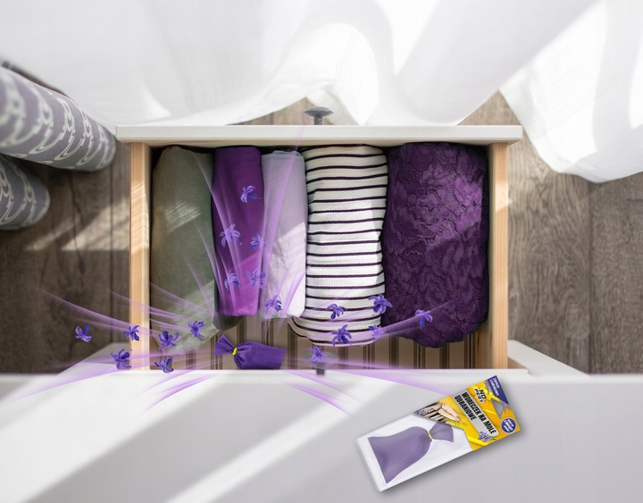 LAWENDOWY WORECZEK NA MOLE UBRANIOWE ODZIEŻOWE NO PEST x5 DŁUGIE