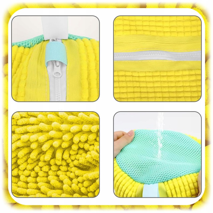 2SZT WOREK TORBA SIATKA DO PRANIA BUTÓW OBUWIA Z MIKROFIBRĄ OCHRONA