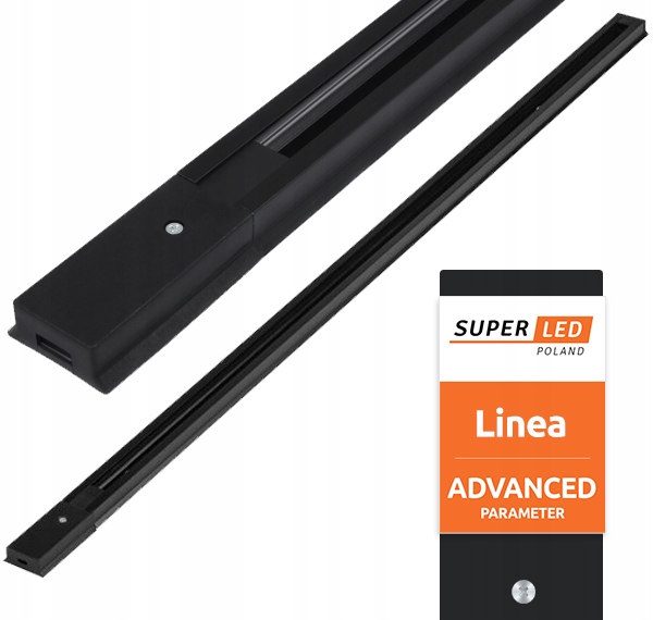 Zestaw Szynoprzewód Szyna 1m + 4x Lampa GU10 LED Oświetlenie szynowe