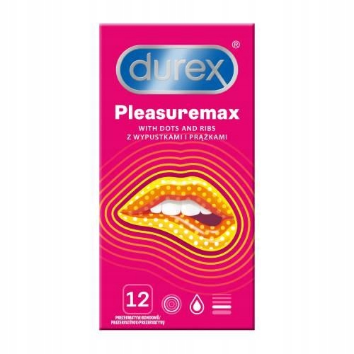DUREX PLEASUREMAX prezerwatywy z wypustkami i prążkami nawilżane 24 szt.