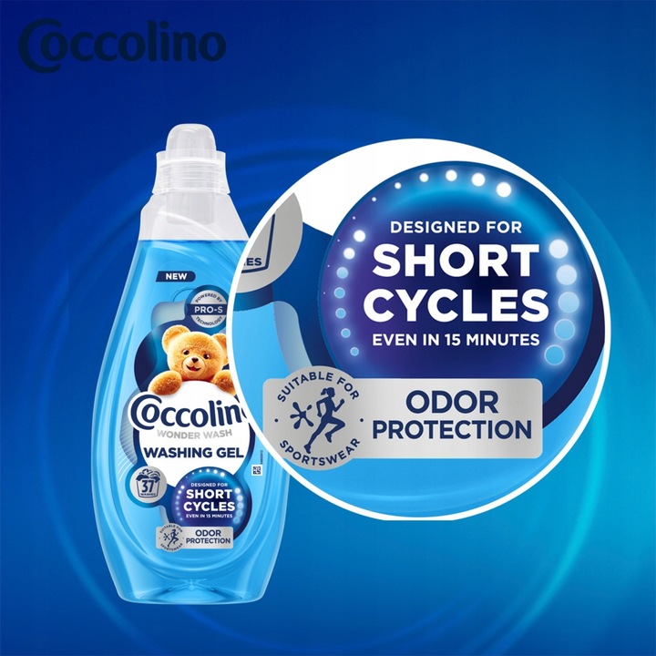 Coccolino Wonder Wash Odor Protection Żel do prania 37 prań 1480ml