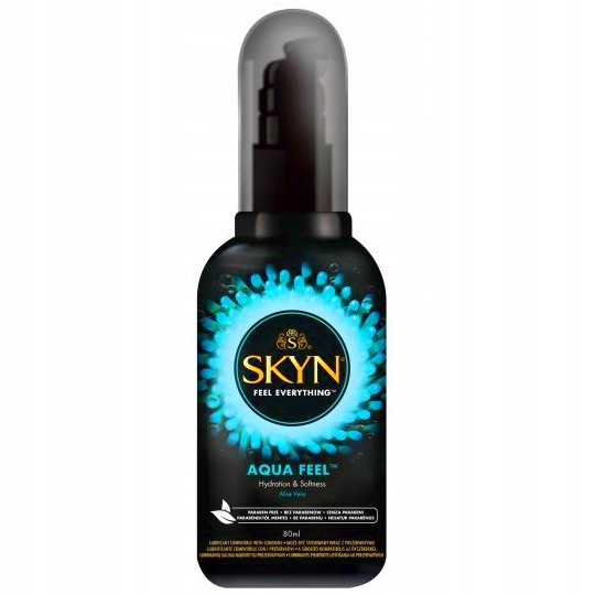 Żel intymny SKYN AQUA FEEL Aloes + Wit. E 80ml na bazie wody nawilżający