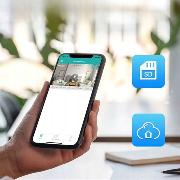 Solarna Zewnętrzna kamera dwa obiektywy 4K HD 8MP Karta SIM 4G LTE