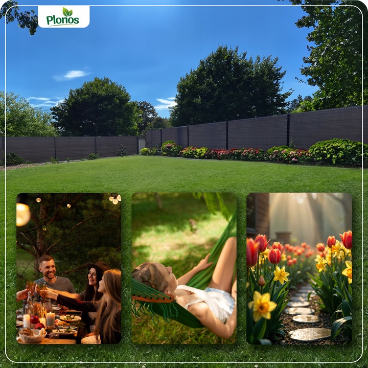 SIATKA CIENIUJĄCA NA PŁOT OGRODZENIE 1,2x25m MASKUJĄCA MATA OSŁONA 90%