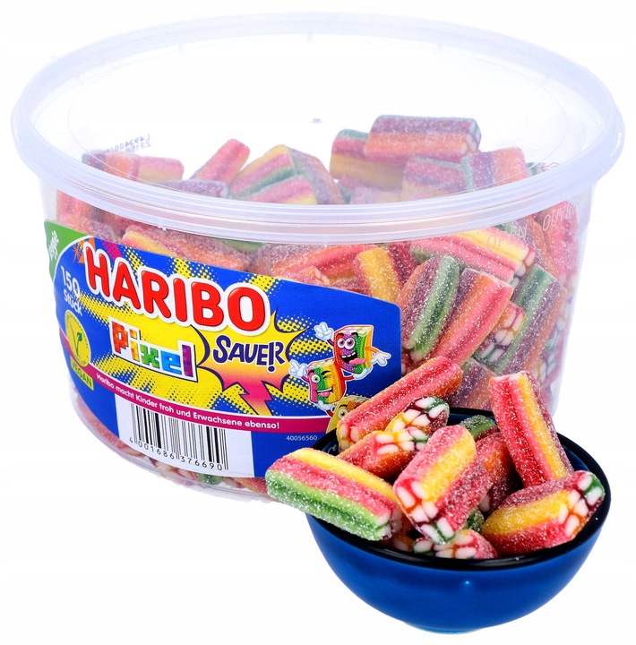 Żelki Haribo Rainbow Pixel 1,2 kg
