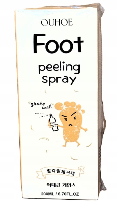ZŁUSZCZAJĄCY SPRAY PEELING DO STÓP 200 ml