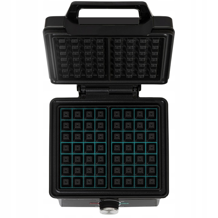 GOFROWNICA 2000W OPIEKACZ DO GOFRÓW MOCNA Z REGULACJĄ TEMPERATURY