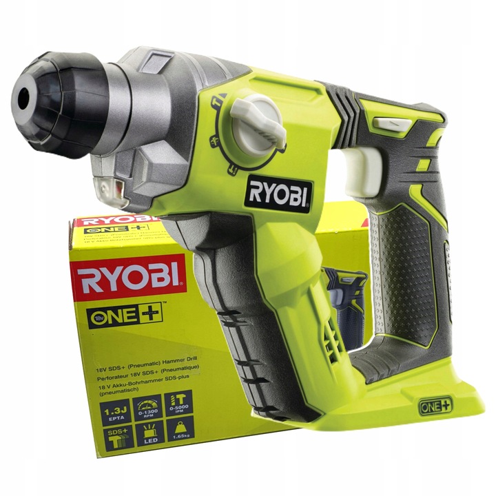 RYOBI AKUMULATOROWA MŁOTOWIERTARKA UDAROWA 18V SDS+ MŁOT R18SDS-0 SOLO