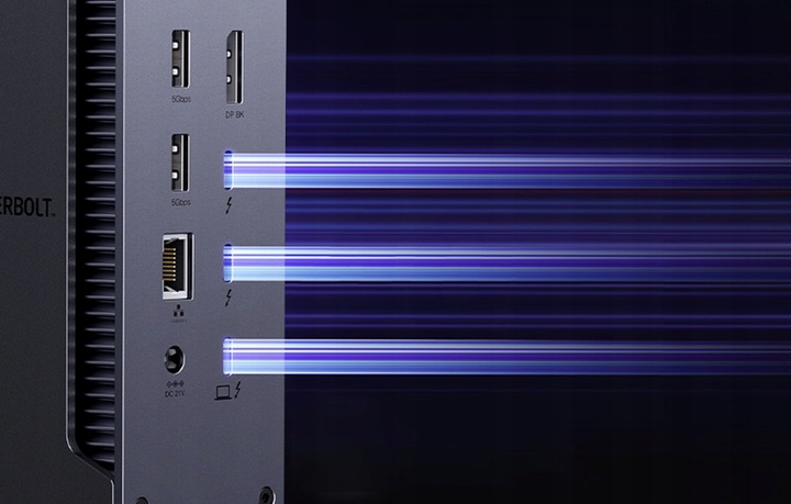 UGREEN Stacja Dokująca Hub 4x USB USB-C RJ45 SD/TF Aux Thunderbolt PD 90W