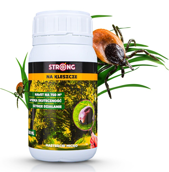 OPRYSK NA KLESZCZE, BARDZO SKUTECZNY ŚRODEK NA KLESZCZE STRONG 250 ML